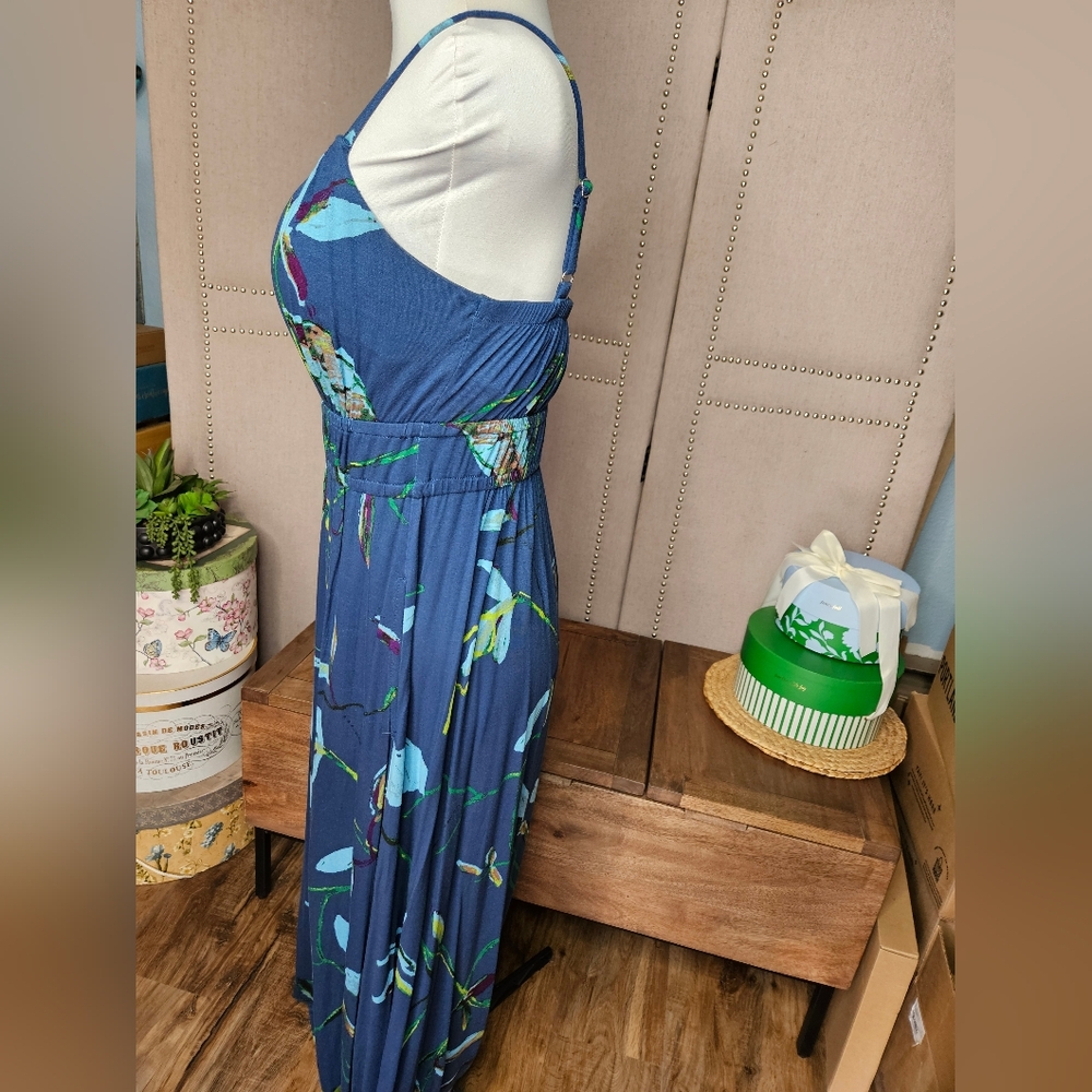 Soma Sketch Leaves Ink Sleevless Bra Top Dress - Picture 7 of 15